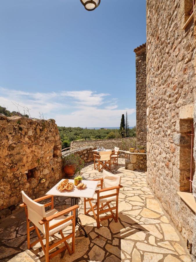 Petreas Castle Kardamyli Exterior foto